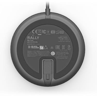 Logitech Rally Mic Pod accessory for Logitech Rally Ultra-HD ConferenceCam - black