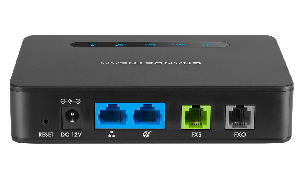 Grandstream HT813 FXS,FXO ATA brána, 1x FXS, 1x FXO, 2x 10/100 Mbps RJ45