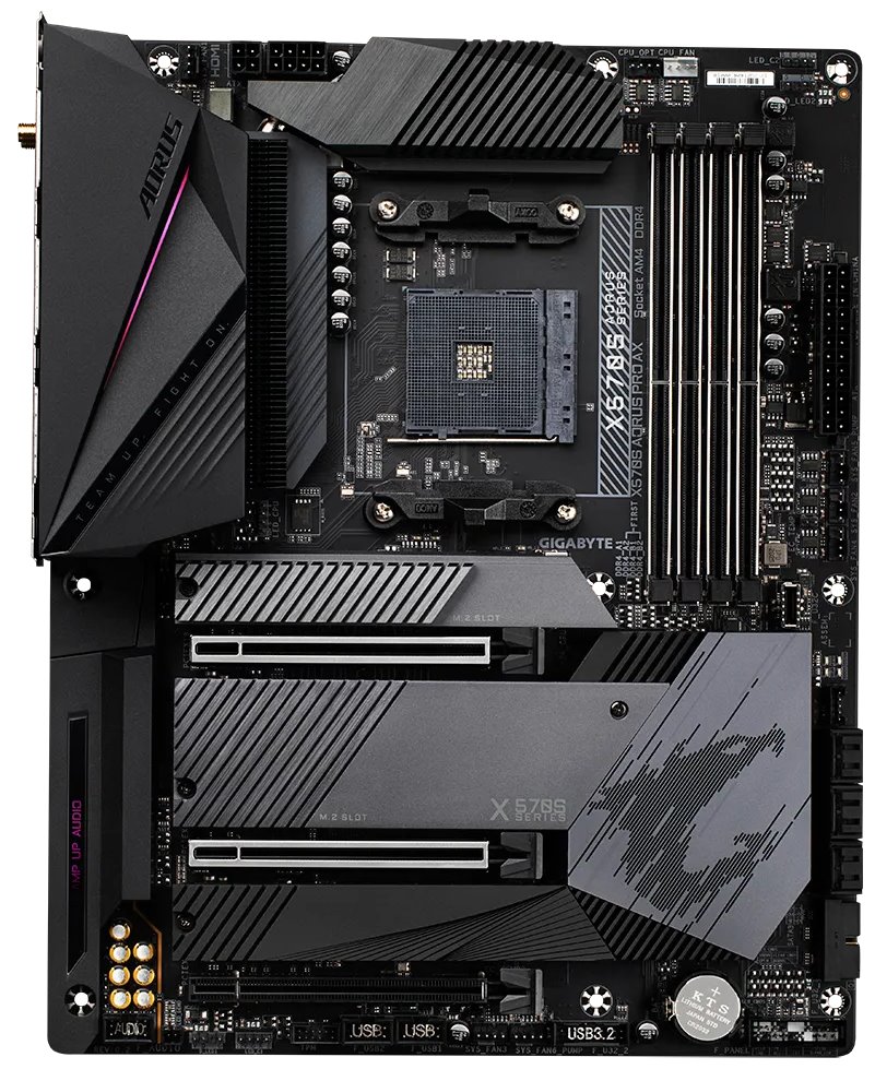 GIGABYTE X570S AORUS PRO AX rev. 1.1 / AMD X570 / AM4 / 4x DDR4 / 3x M.2 / HDMI / USB-C / WiFi / ATX