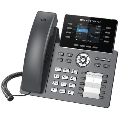 Grandstream GRP2634/ VoIP telefon/ 2,8" barevný display/ 4x SIP/ 2x LAN/ 1x USB/ PoE/ WiFi/ BT/ GDMS