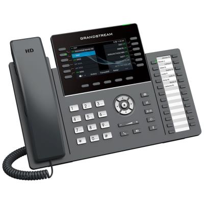 Grandstream GRP2636 VoIP telefon, 6x SIP, barevný 4,3" displej, 2x Gbps RJ45, PoE, DualBand WiFi, BT, 1x USB