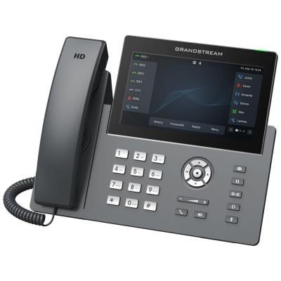 Grandstream GRP2670 VoIP telefon, 6x SIP, barevný 7" displej, 2x Gbps RJ45, PoE, DualBand WiFi, BT