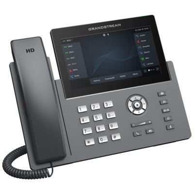 Grandstream GRP2670 VoIP telefon, 6x SIP, barevný 7" displej, 2x Gbps RJ45, PoE, DualBand WiFi, BT