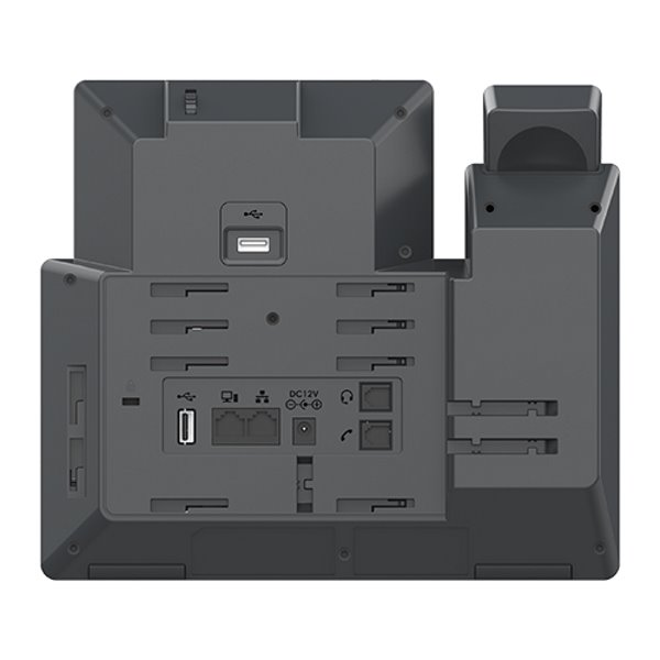 Grandstream GXV3450 VoIP telefon, 16x SIP, barevný dotykový 5" displej, 2x Gbps RJ45, PoE, DualBand WiFi, BT. USB