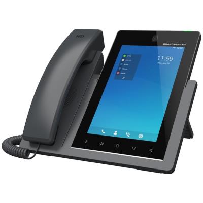 Grandstream GXV3470 VoIP telefon, 16x SIP, barevný dotykový 7" displej, PoE, DualBand WiFi, BT. USB