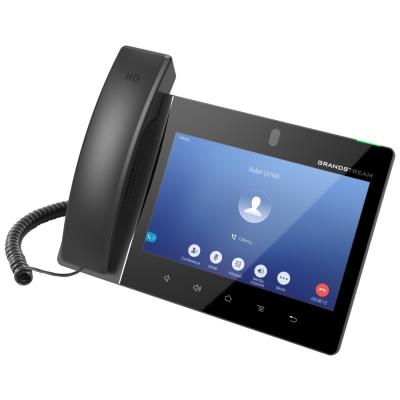 Grandstream GXV3480 VoIP telefon, 16x SIP, barevný dotykový 8" displej, PoE, WiFi, BT, USB
