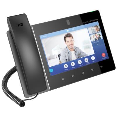 Grandstream GXV3480 VoIP telefon, 16x SIP, barevný dotykový 8" displej, PoE, WiFi, BT, USB