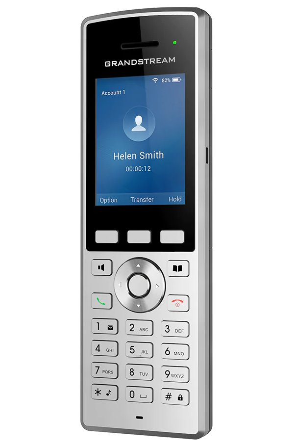 Grandstream WP822 SIP WiFI telefon, 2x SIP, barevný 2,4" displej, WiFi