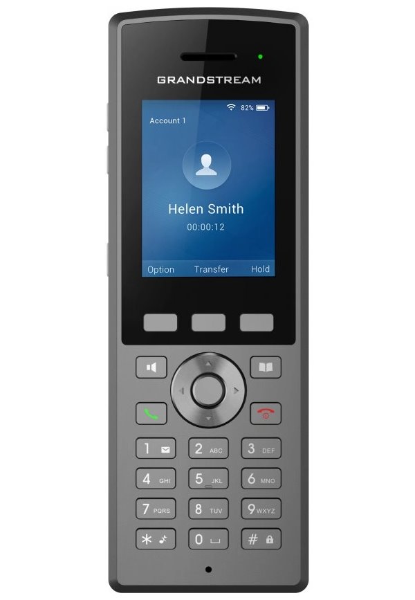 Grandstream WP825 SIP WiFI telefon, 2x SIP, barevný 2,4" displej, WiFi