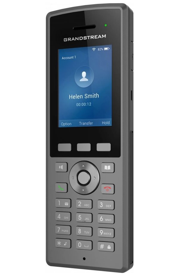 Grandstream WP825 SIP WiFI telefon, 2x SIP, barevný 2,4" displej, WiFi