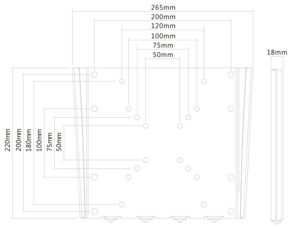 Neomounts FPMA-W110/Držák displeje/na stěnu/10-40"/fixní/VESA 200X200/nosn. 35kg/ultra tenký/stříbrný