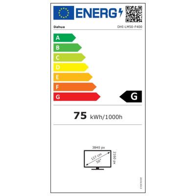 POŠKOZENÝ OBAL - DAHUA 50" LED LM50-F400/ IPS panel/ 3840x2160 (UHD)/ 5000:1/ 8ms/ 300 cd/m2/ HDMI/ USB/ VGA/ REPRO/ VESA 200x...