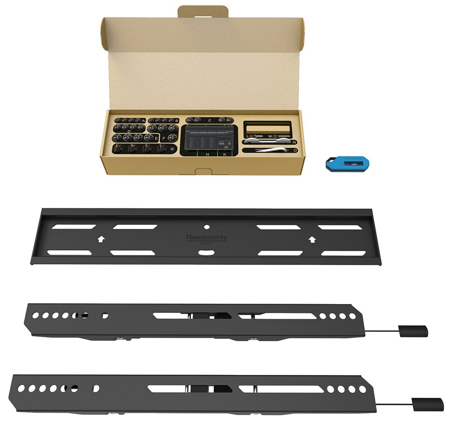 Neomounts Select  WL30S-850BL14 / Screen Wall Mount (fixed, VESA 400x400) / Black