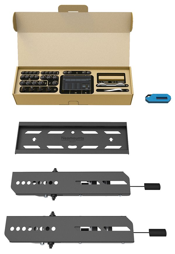 Neomounts Select  WL35S-850BL12 / Screen Wall Mount (tilt, VESA 200x200) / Black