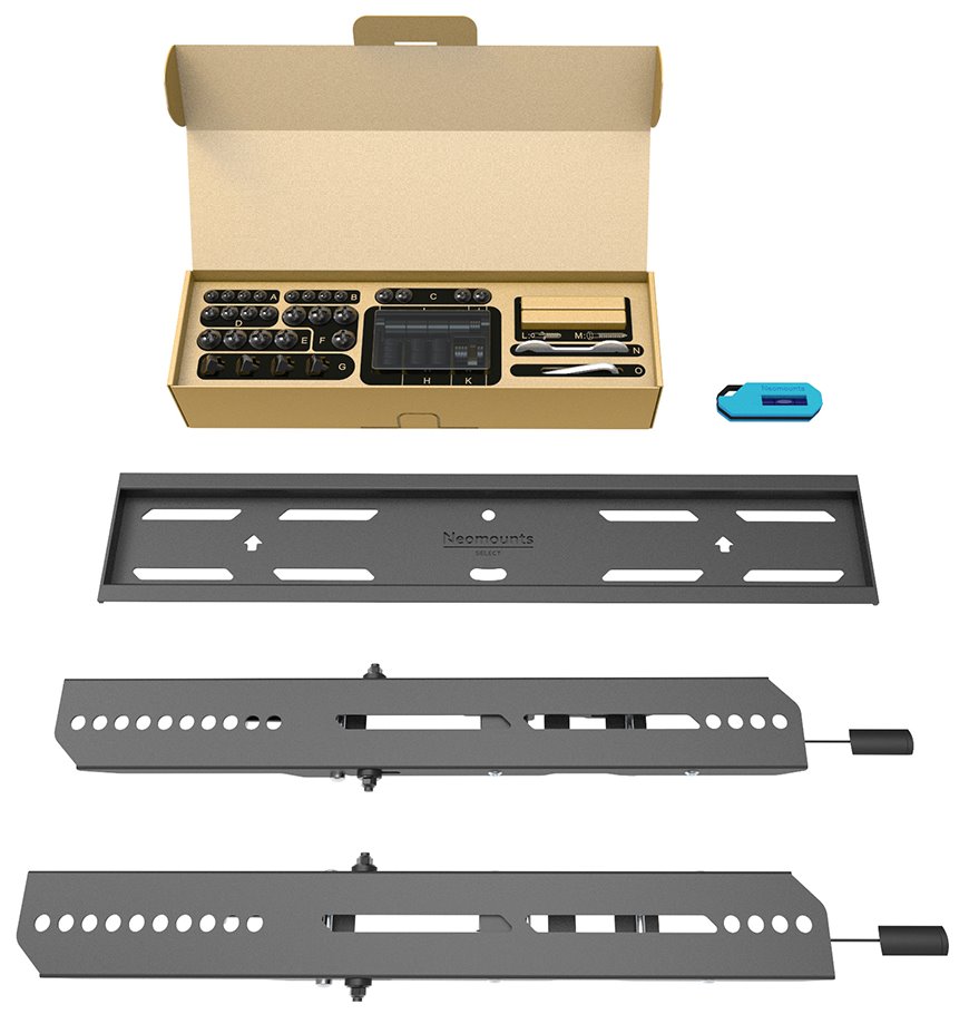 Neomounts Select  WL35S-850BL14 / Screen Wall Mount (tilt, VESA 400x400) / Black