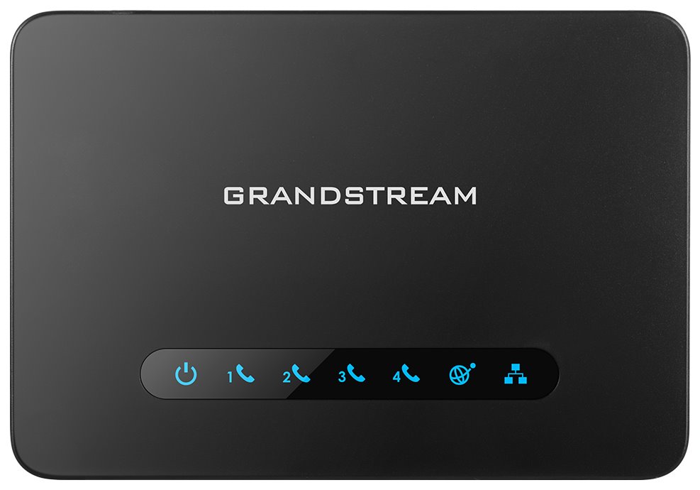 Grandstream HT814 FXS ATA brána, 4x FXS, 2x Gbps RJ45