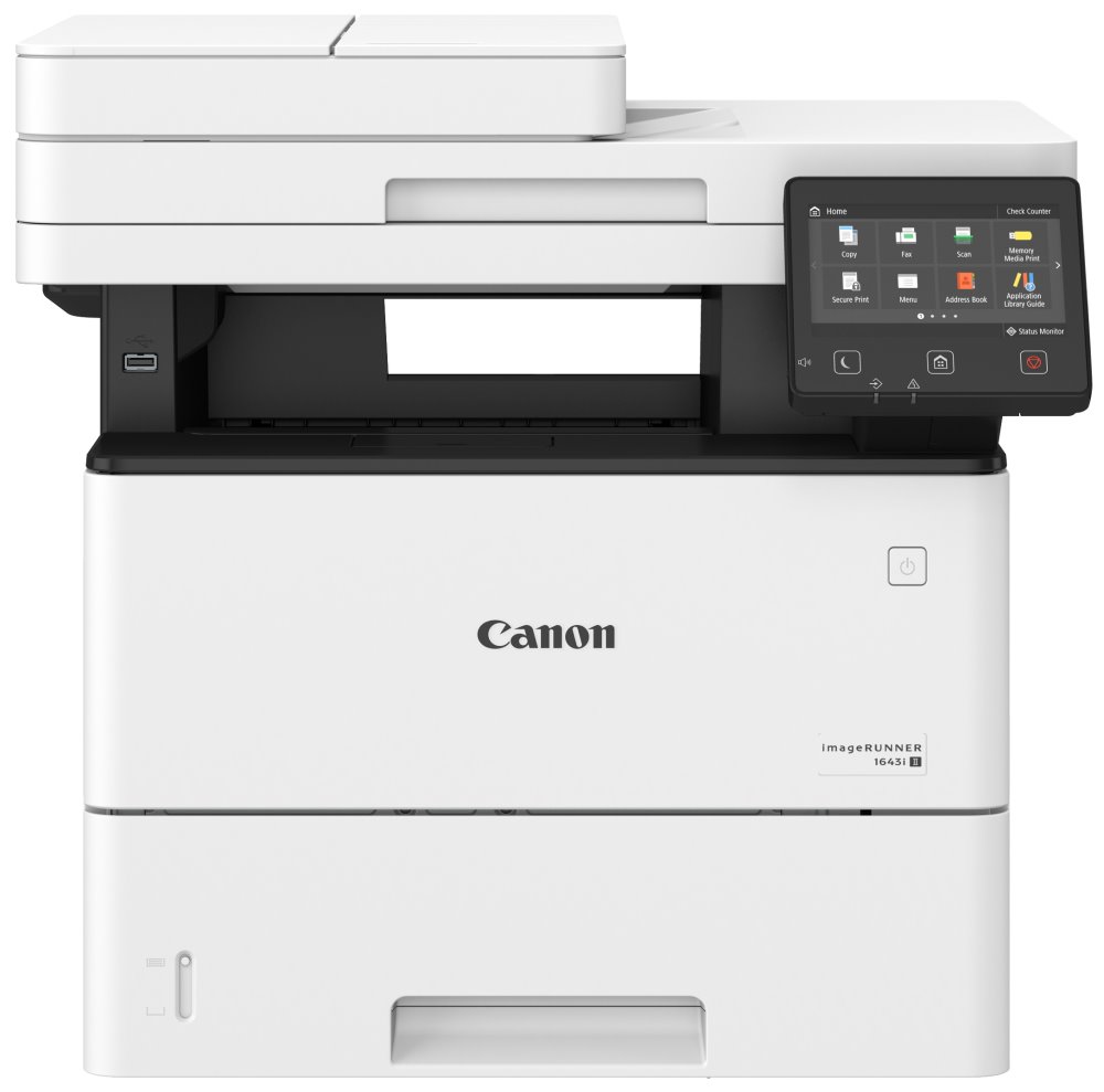 Canon černobílá multifunkce iR 1643i II MFP/A4/tisk,kopírování,skenování/43 str./min/DADF/LAN/WIFI/USB - bez tonerů