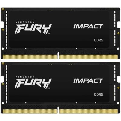 KINGSTON FURY Impact 32GB DDR5 4800MT/s / CL38 / SO-DIMM / KIT 2x 16GB