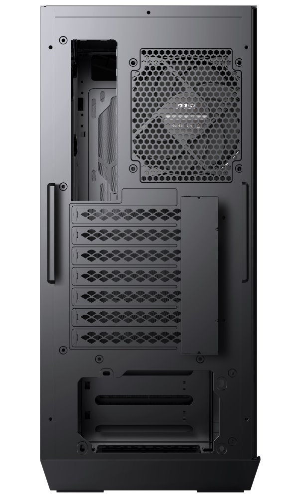 MSI skříň MPG GUNGNIR 111R/ bez zdroje/ levé temperované sklo/ 4x 120 mm ARGB fan/ 1x USB-C/ 2x USB3.2/ černá