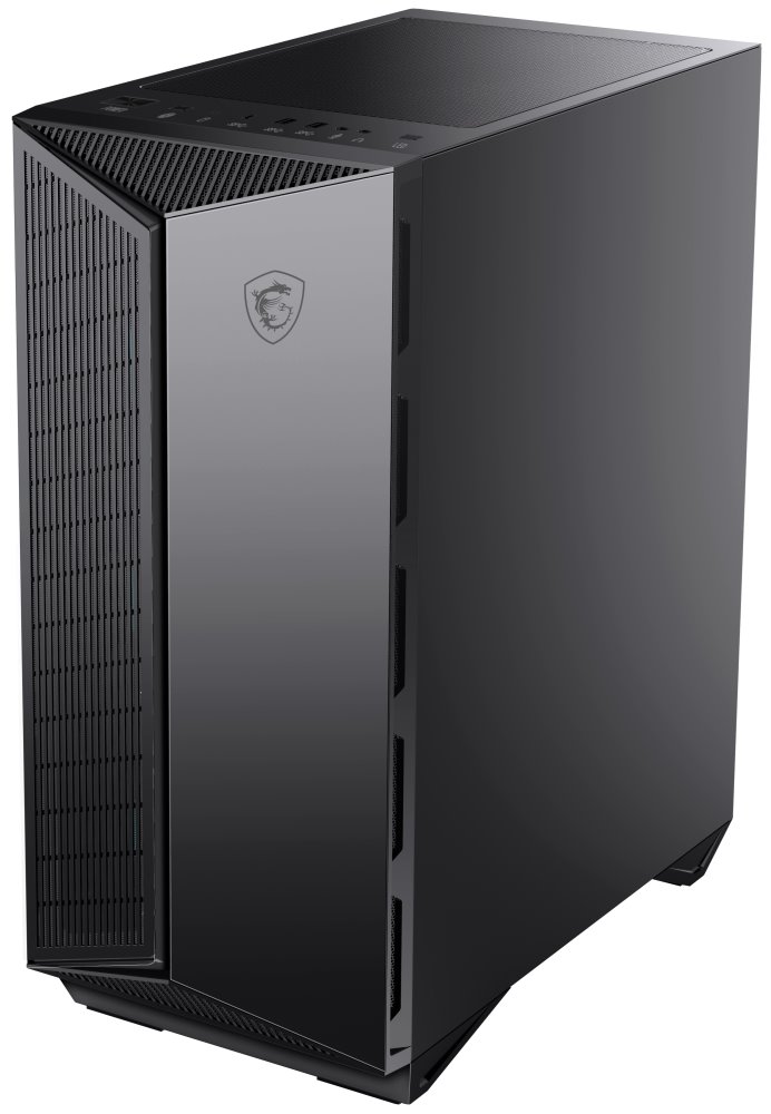 MSI skříň MPG GUNGNIR 111R/ bez zdroje/ levé temperované sklo/ 4x 120 mm ARGB fan/ 1x USB-C/ 2x USB3.2/ černá