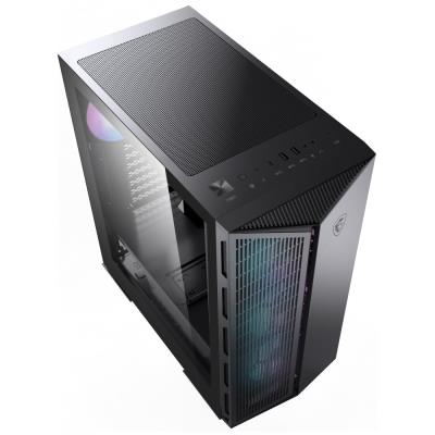 MSI skříň MPG GUNGNIR 111R/ bez zdroje/ levé temperované sklo/ 4x 120 mm ARGB fan/ 1x USB-C/ 2x USB3.2/ černá