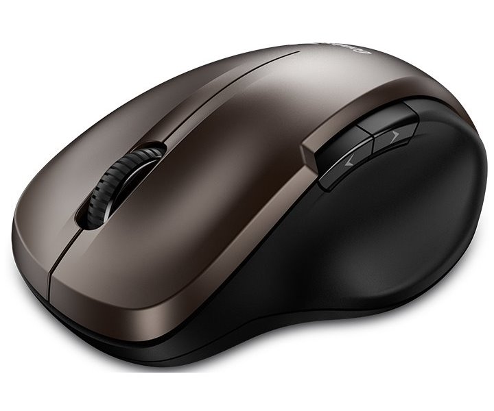 GENIUS Ergo 8200S Chocolate/ 1200 dpi/ bezdrátová/ 5tlačítek/ tichá/ BlueEye senzor/ čokoládová