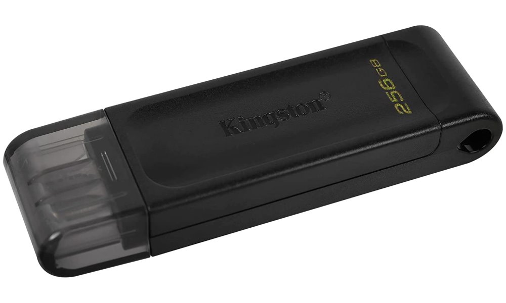 KINGSTON DataTraveler 70 256GB / USB 3.0 Type C / černá