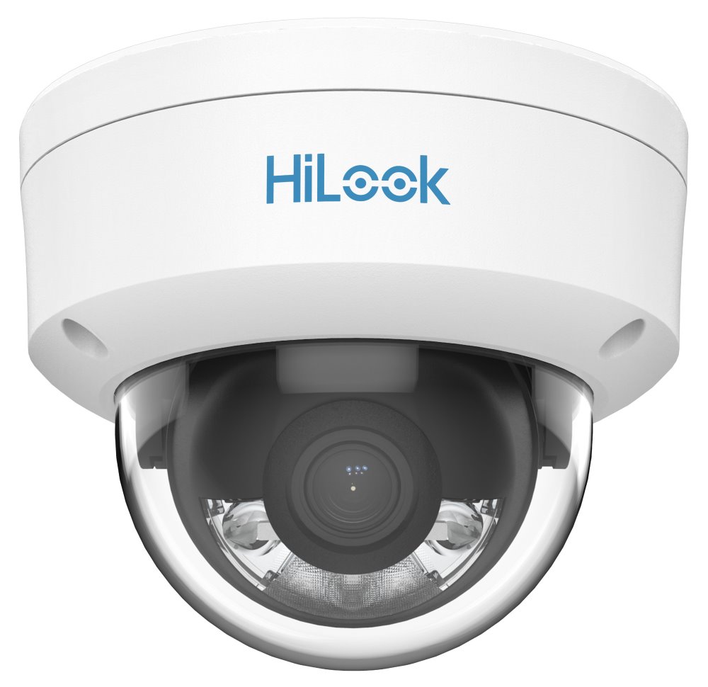 HiLook IP kamera IPC-D149HA/ Dome/ 4Mpix/ 2.8mm/ ColorVu/ Motion detection 2.0/ H.265+/ krytí IP67+IK08/ LED 30m