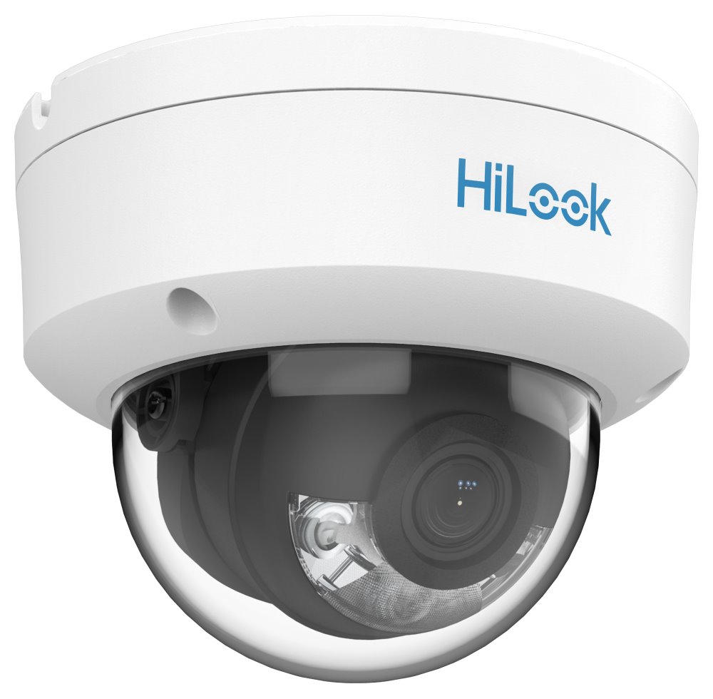 HiLook IP kamera IPC-D149HA/ Dome/ 4Mpix/ 2.8mm/ ColorVu/ Motion detection 2.0/ H.265+/ krytí IP67+IK08/ LED 30m