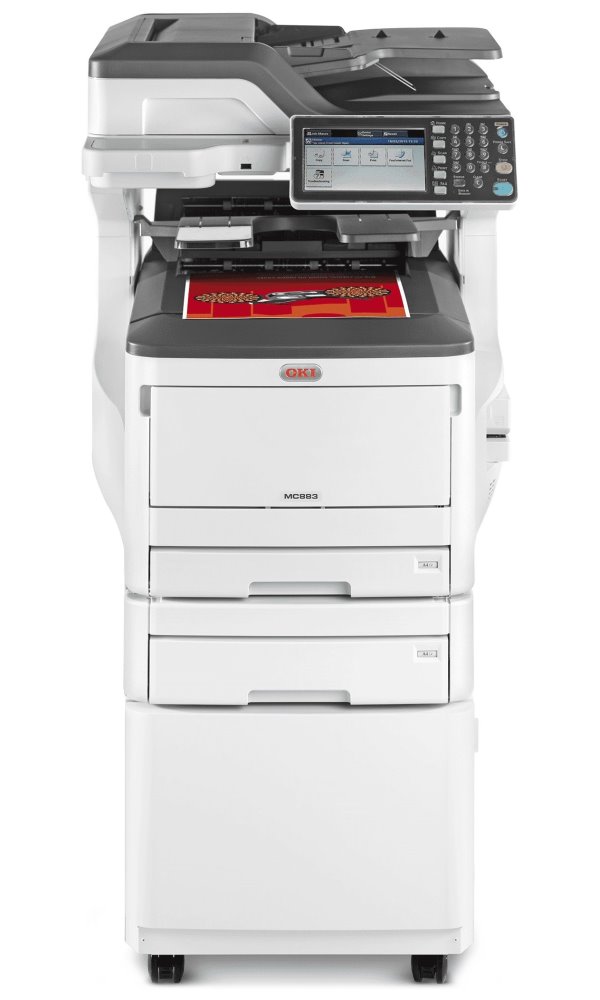 OKI MC883dnct/ A3/ 35ppm/ 1200x1200 dpi / PCL6/PS3/ Duplex/ Fax/ RADF/ USB/ LAN