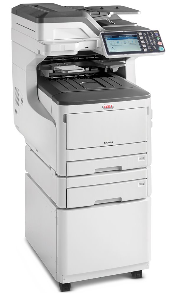OKI MC883dnct/ A3/ 35ppm/ 1200x1200 dpi / PCL6/PS3/ Duplex/ Fax/ RADF/ USB/ LAN