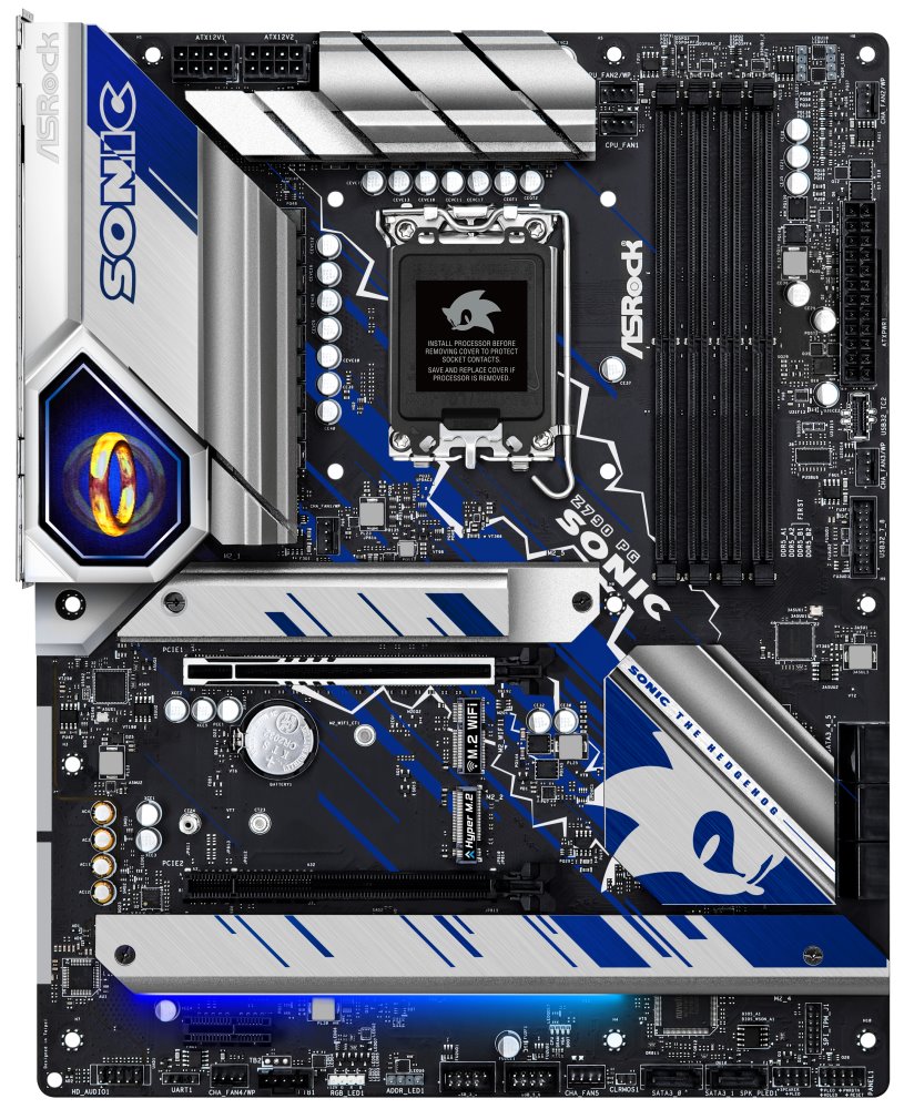 ASRock Z790 PG SONIC / Z790 / LGA1700 / 4x DDR5 / 5x M.2 / HDMI / DP / USB-C / ATX