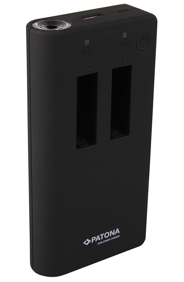 PATONA nabíječka pro digitální kameru Dual GoPro Hero 4 s powerbank 7500mAh