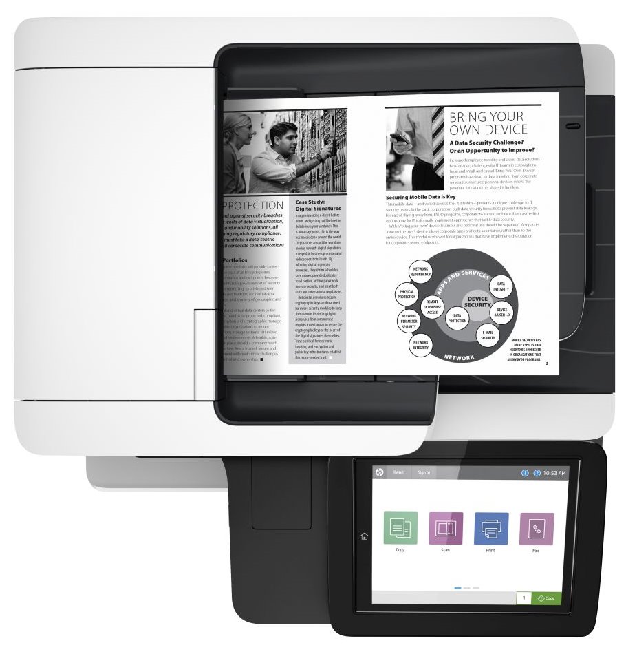 HP LaserJet Enterprise M528dn/ A4/ 43ppm/ USB/ LAN/ Duplex/ DADF