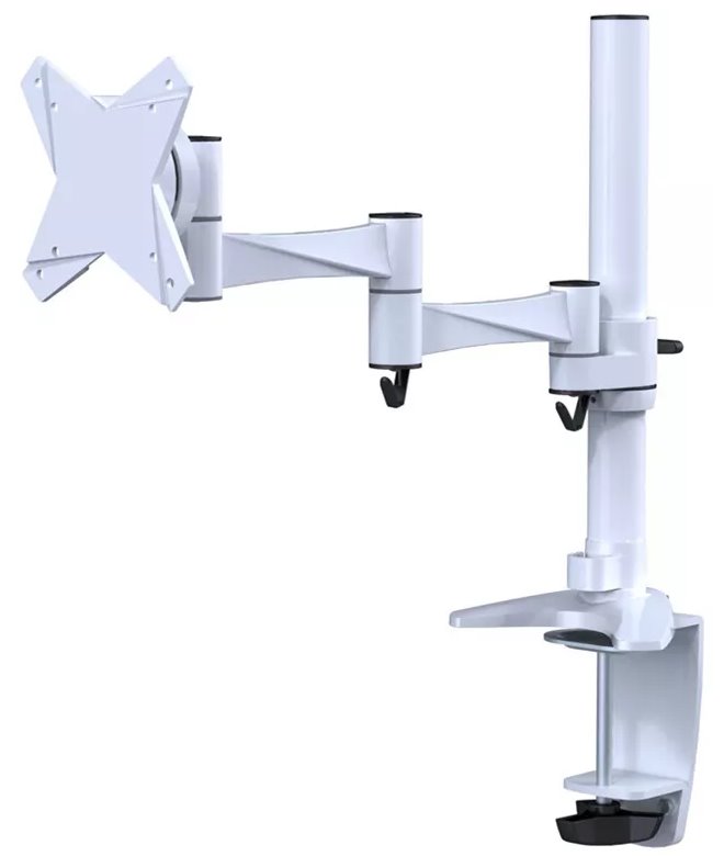 Neomounts FPMA-D1330WHITE / Flat Screen Desk Mount (clamp/grommet) / White