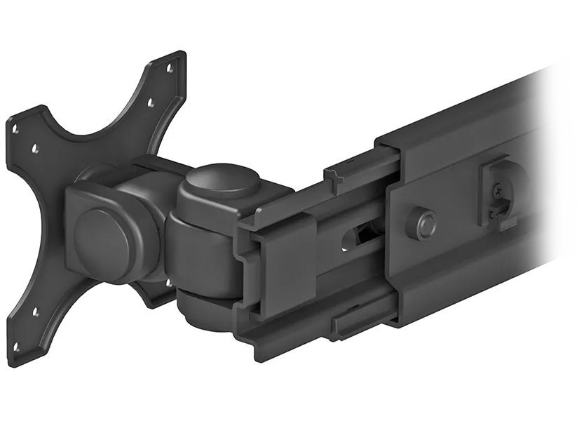 Neomounts FPMA-D700D4/Držák displeje/na stůl/19-30"/svorka/VESA 100X100/nosn. 4x8kg/4 displeje/černý