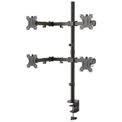 Neomounts FPMA-D550D4BLACK / Flat Screen Desk Mount (clamp/grommet) / Black