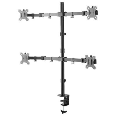 Neomounts FPMA-D550D4BLACK / Flat Screen Desk Mount (clamp/grommet) / Black