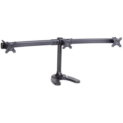 Neomounts FPMA-D700DD3/Držák displeje/na stůl/10-27"/stojan+průchodka/VESA 100X100/nosn. 3x8kg/3 displeje/černý