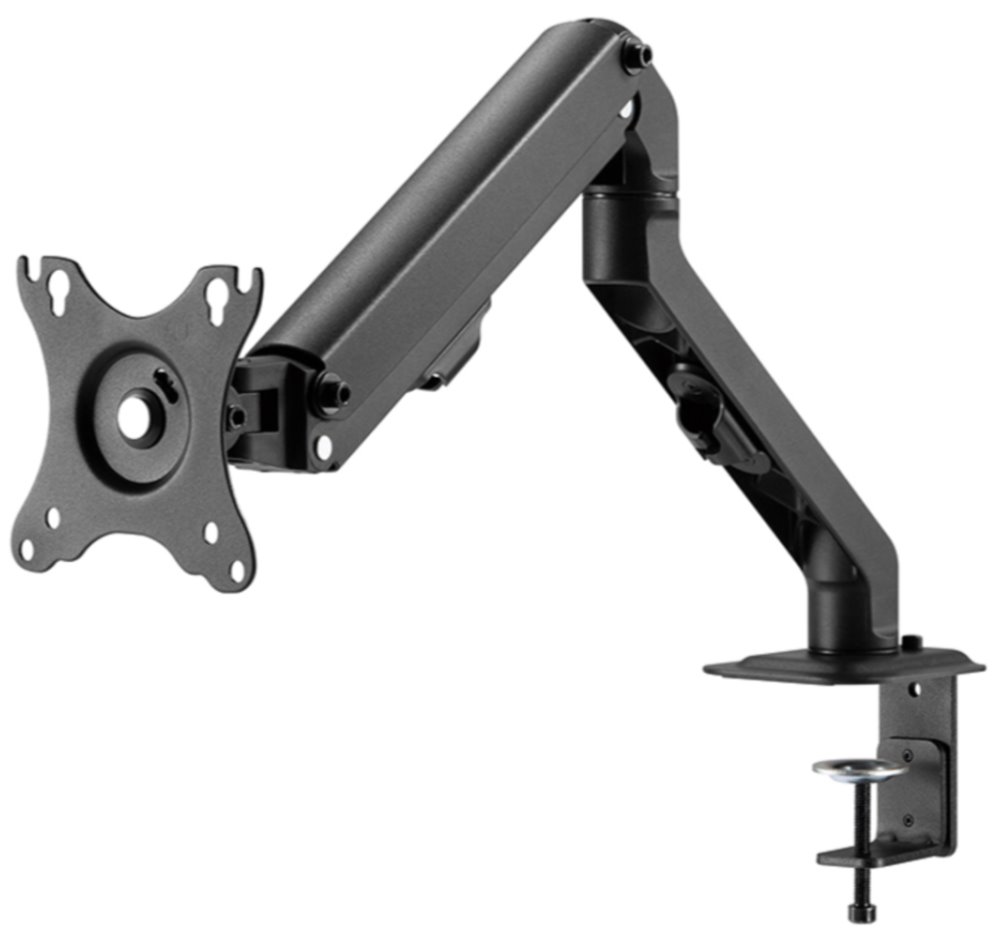 Neomounts FPMA-D650BLACK/Držák displeje/na stůl/17-27"/svorka+průchodka/VESA 100X100/nosn. 7kg/1 displej/černý