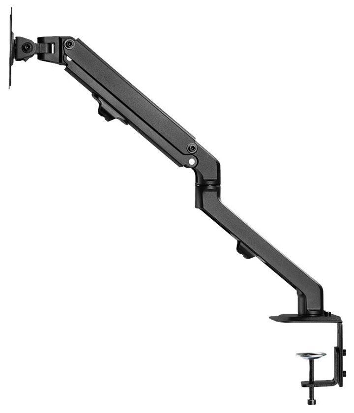 Neomounts FPMA-D650BLACK/Držák displeje/na stůl/17-27"/svorka+průchodka/VESA 100X100/nosn. 7kg/1 displej/černý