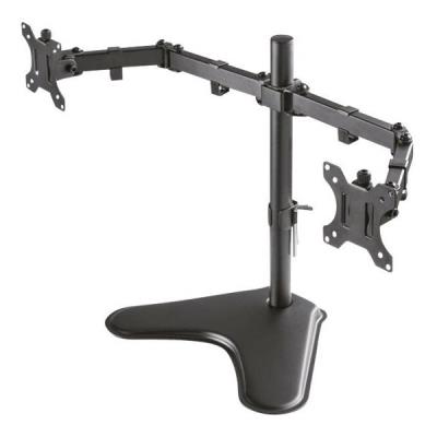 Neomounts FPMA-D550DDBLACK/Držák displeje/na stůl/10-32"/stojan/VESA 100X100/nosn. 2x8kg/2 displeje/černý