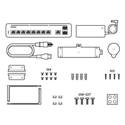 Ubiquiti UISP Console - Router, předinstal. UISP aplikace, 9x GbE port, 2x SFP+ port