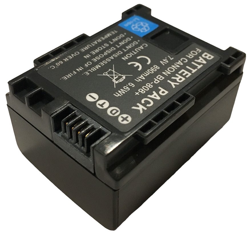 TRX baterie Canon/ 890 mAh/ BP-808/ BP-809/ BP-819/ neoriginální