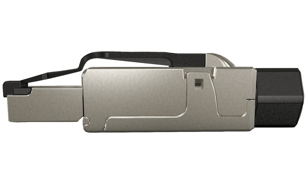 Solarix Konektor MPTL univerzální RJ45 CAT6 STP samořezný SXRJ45-6-STP-BK-SA