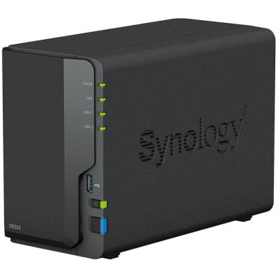 Synology DS223   2x SATA, 2GB RAM, 3x USB 3.2, 1x GbE