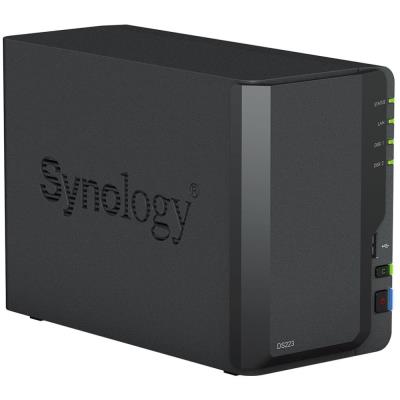 Synology DS223   2x SATA, 2GB RAM, 3x USB 3.2, 1x GbE