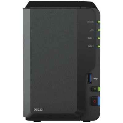Synology DS223   2x SATA, 2GB RAM, 3x USB 3.2, 1x GbE