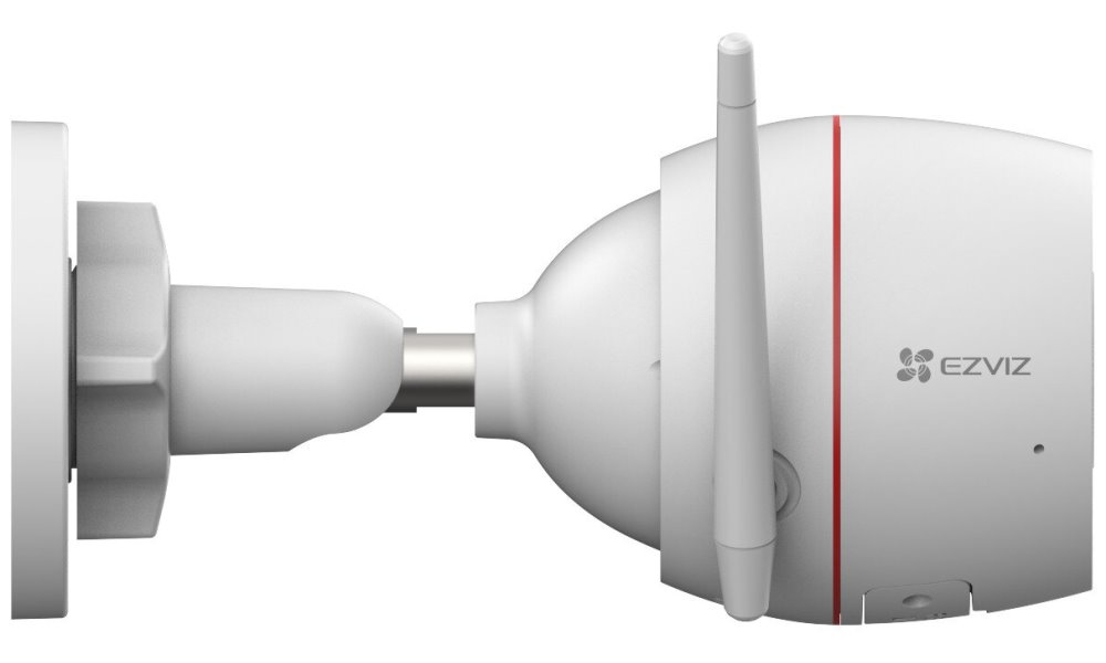 EZVIZ IP kamera H3C 2K+/ bullet/ Wi-Fi/ 4Mpix/ krytí IP67/ objektiv 4mm/ H.265/ IR přísvit až 30m/ bílá