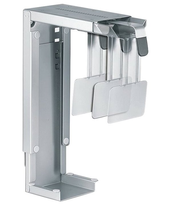 Neomounts  CPU-D100SILVER / CPU Holder (height PC: 30-53 cm / width PC: 8-22 cm) / Silver